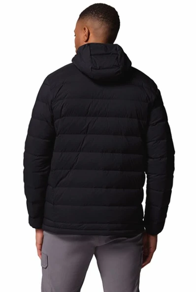Columbia Drift Peak™ Stretch Down Hooded Jacket Siyah Erkek Outdoor Mont WE1852-010 - Resim 2