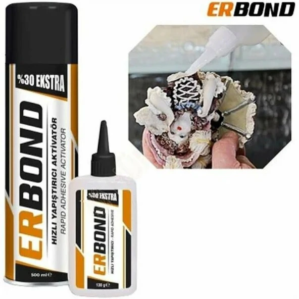ERBOND ER500 Hızlı Yapıştırıcı 500 Ml+130 Gr ürün görseli 1