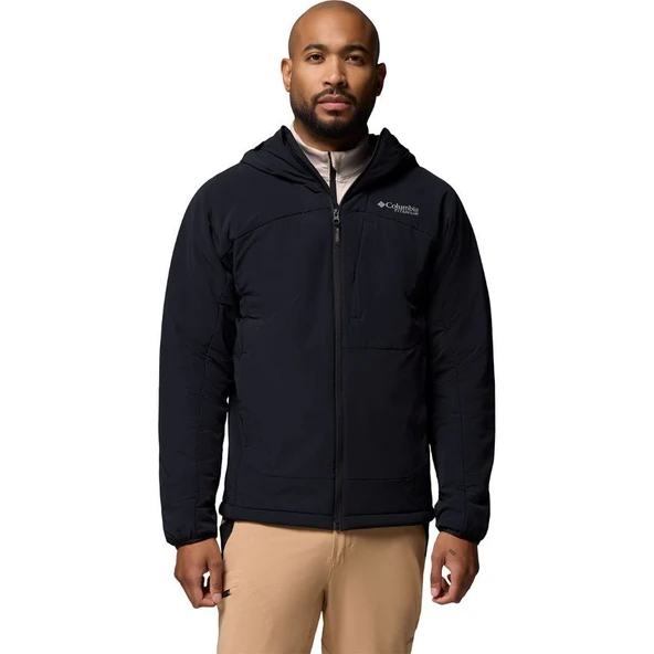 Columbai Silver Leaf™ Lite Hooded Jacket Siyah Erkek Outdoor Mont WO0604-010 - Resim 2