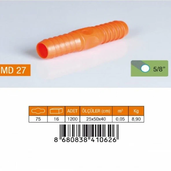 MEDALYAN MD 27 5/8" Normal Hortum Eki ürün görseli