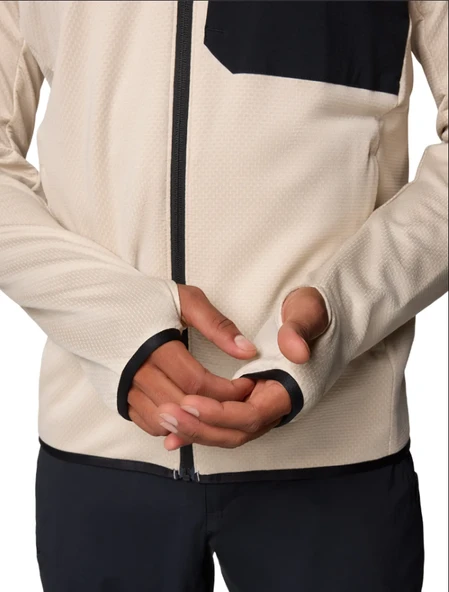 Columbia Triple Canyon™ Grid Fleece FZ II Bej Erkek Outdoor Polar AO4789 - Resim 6