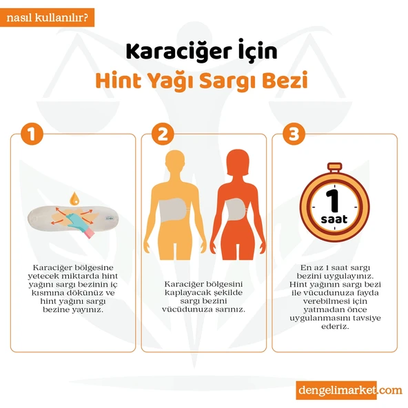 HİNT YAĞI SARGI BEZİ 4'LÜ SET: KARACİĞER, PELVİK, TİROİD/GÖZ VE GÖĞÜS SARGI BEZİ, Pamuklu, Ergonomik - Resim 9