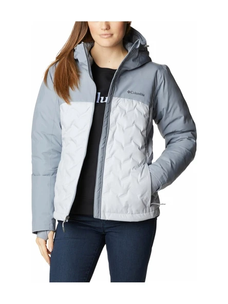 Columbia Grand Trek™ III Down Jacket Cirrus Gri Kadın Outdoor Mont WL3555 - Resim 4