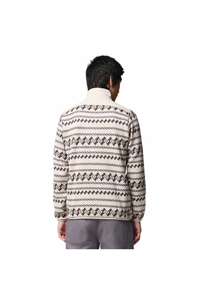 Columbia Sweater Weather™ Printed Half Zip II Kahverengi Erkek Outdoor Polar AO5809 - Resim 3