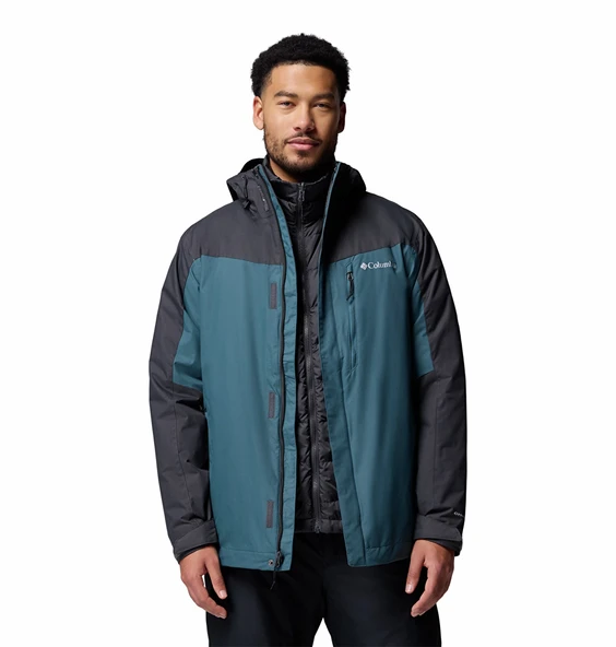 Columbia Whirlibird V™ Interchange Jacket Mavi Erkek Outdoor Kaya Mont WM9191 - Resim 4