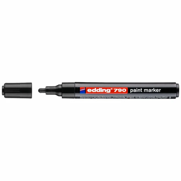 EDDİNG ED79001 790 Tam Örtücü Siyah Boya Kalemi ürün görseli 1