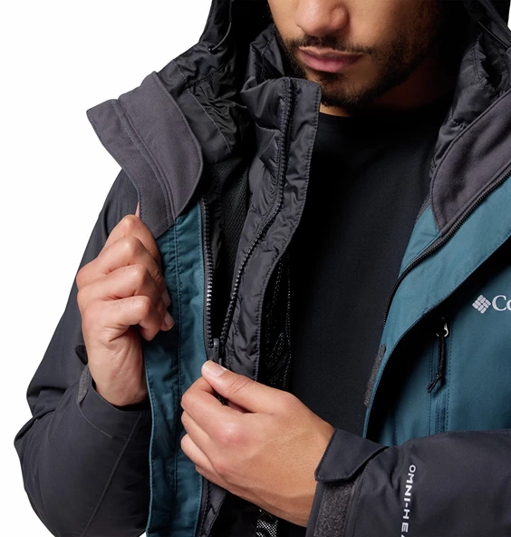 Columbia Whirlibird V™ Interchange Jacket Mavi Erkek Outdoor Kaya Mont WM9191 - Resim 5