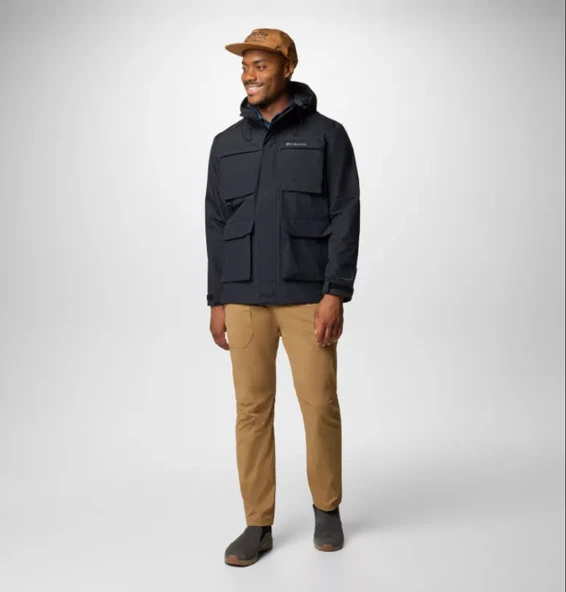 Columbia Landroamer™ II Jacket Siyah Erkek Outdoor Yağmurluk WM5369 - Resim 2