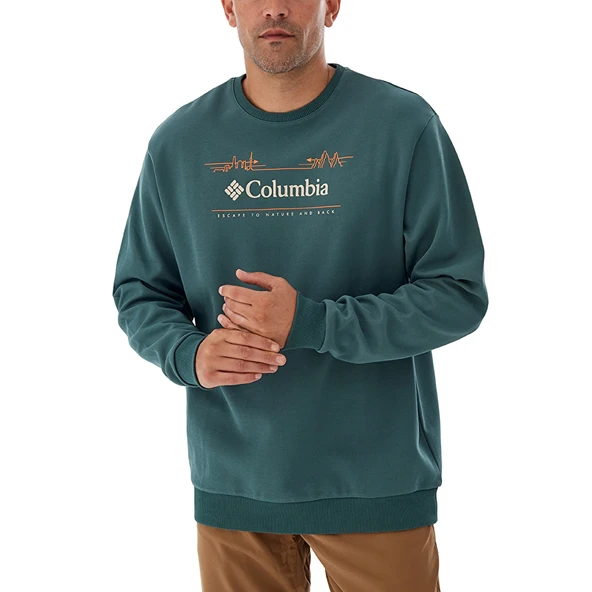 Columbia CSC Nature And Back Erkek Sweatshirt CS0329 - Resim 4