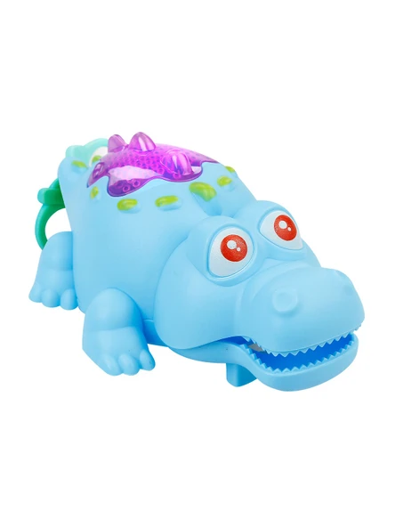 Cosby Kurmalı Işıklı Neşeli Timsah - Mavi ürün görseli