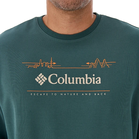 Columbia CSC Nature And Back Erkek Sweatshirt CS0329 - Resim 5