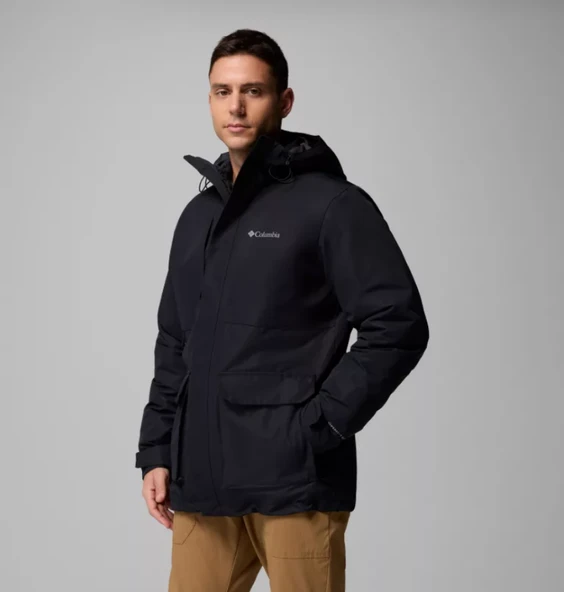 Columbai Landroamer™ Shirt Jacket Interchange Siyah Erkek Outdoor Mont WM4837-010 - Resim 4