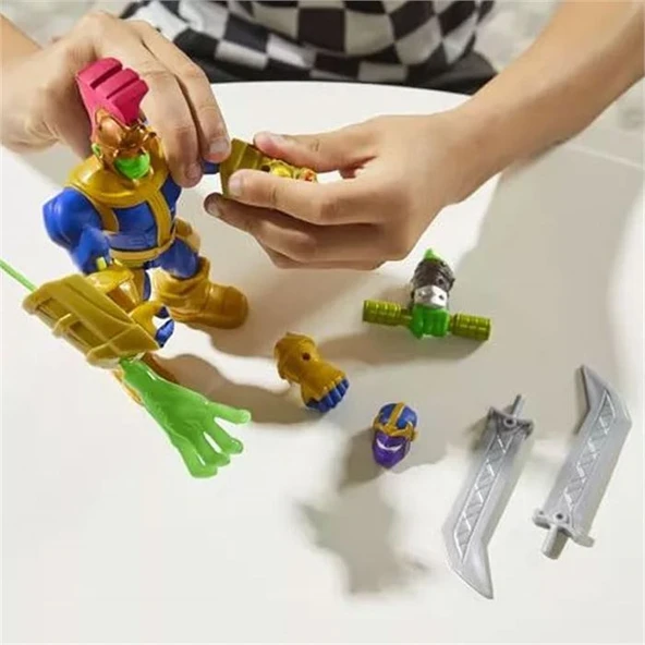 Avengers Mixmashers Deluxe Figür F9266 F9271 Thanos - Resim 2