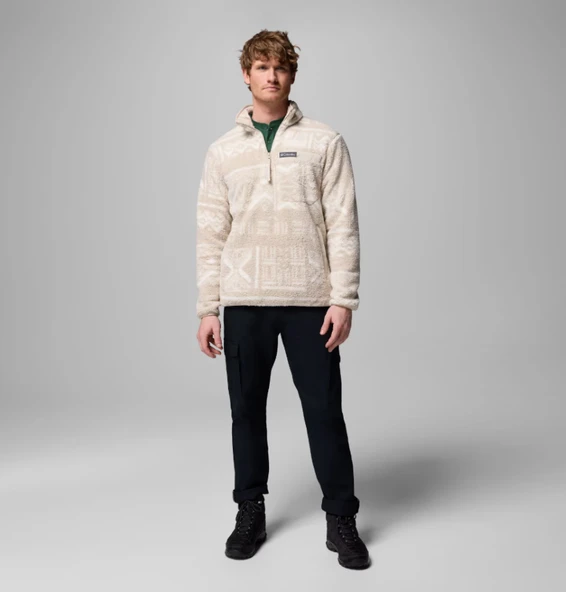 Columbia Rugged Ridge™ High Pile Half Zip Bej Erkek Outdoor Polar AE3598-278 - Resim 2