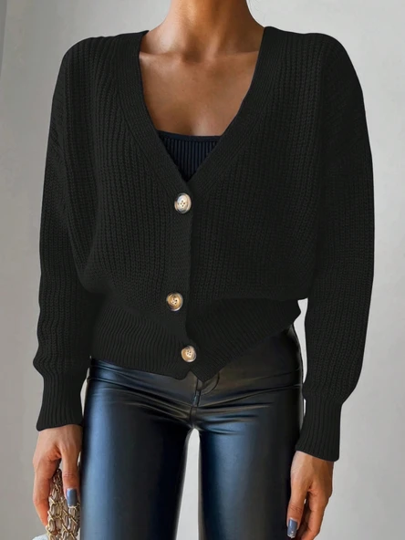 Kadın önü Düğmelitriko Hırka ürün görseli