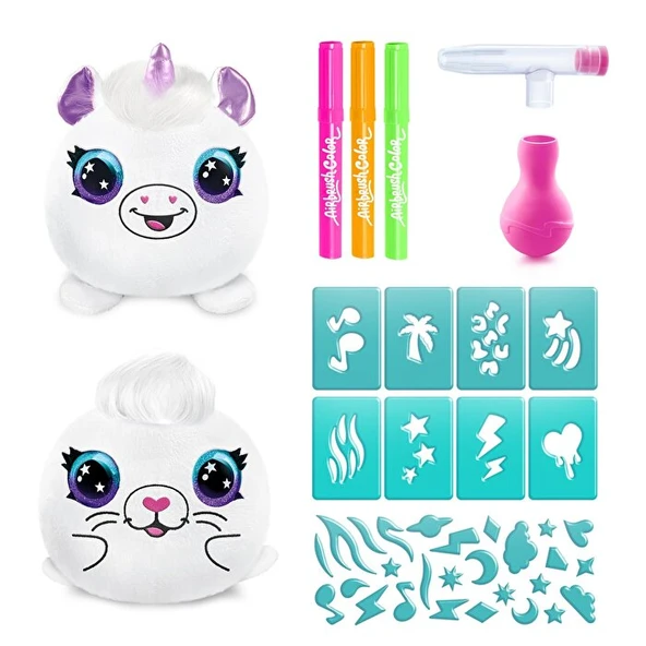 Airbrush Plush Sürpriz Mi·ni· Neon Peluş 2’li Paket - Resim 4