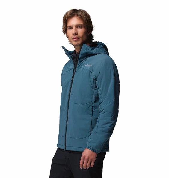 Columbia Silver Leaf™ Lite Hooded Jacket Erkek Outdoor Softshell Mont WO0604-429 - Resim 4