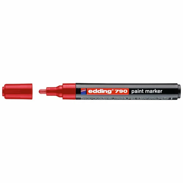 EDDİNG ED79002 790 Tam Örtücü Kırmızı Boya Kalemi ürün görseli 1