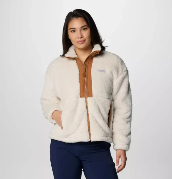 Columbia Boundless Discovery™ Sherpa Full Zip II Bej Krem Kadın Outdoor Polar AL5705 ürün görseli