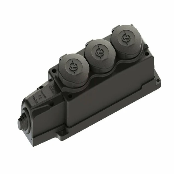 NEAD NEAD-4103 1*16 A 3'Lü Grup Priz ürün görseli 1