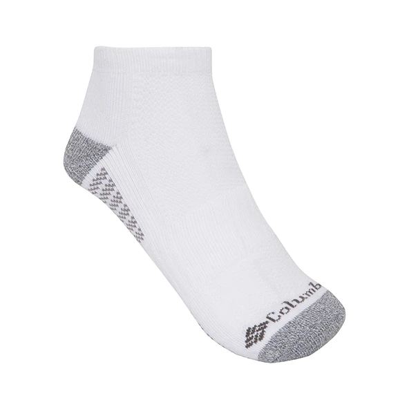 Columbia Athletic Fashion No-Show With Pique Footbed 6'lı Erkek Kısa Çorap C1181_WHI - Resim 2