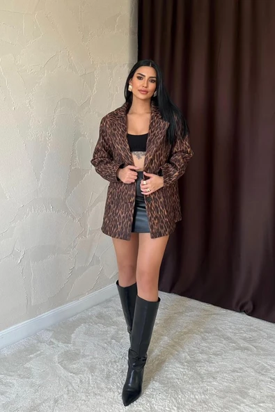 Leopar Leopar Ceket ürün görseli 1