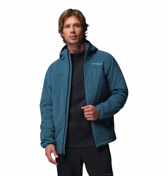 Columbia Silver Leaf™ Lite Hooded Jacket Erkek Outdoor Softshell Mont WO0604-429 - Resim 5