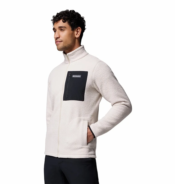 Columbia Jasper Ridge Pebbled Tam Fermuarlı Erkek Polar Üst AM1658 - Resim 3