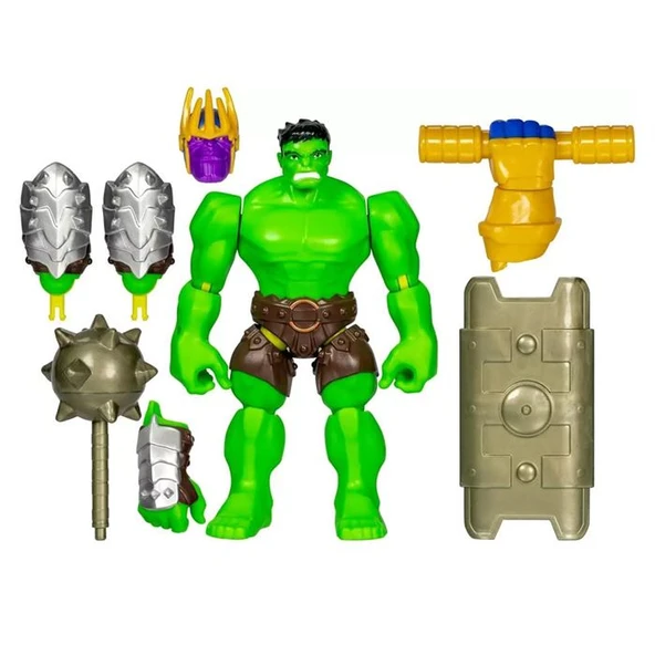 Avengers Mixmashers Deluxe Figür F9266 F9270 Hulk - Resim 2