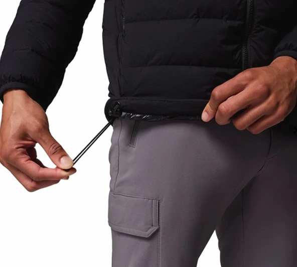 Columbia Drift Peak™ Stretch Down Hooded Jacket Siyah Erkek Outdoor Mont WE1852-010 - Resim 8