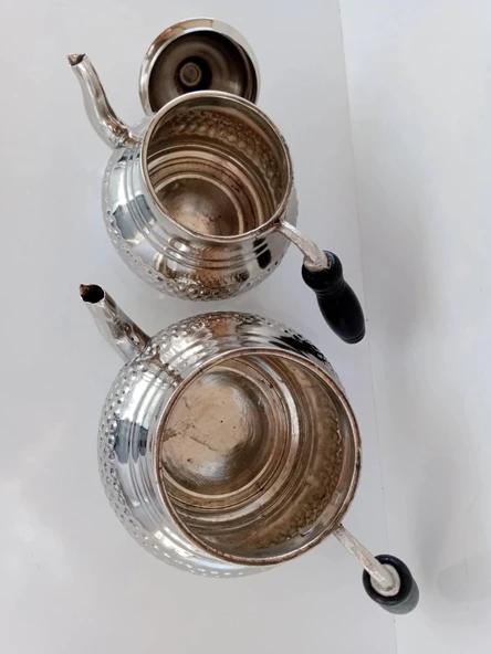 Bakır Çaydanlık. - Resim 7