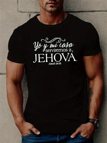Erkek Jehova Baskılı Süprem T-shirt ürün görseli 1