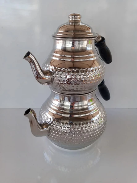 Bakır Çaydanlık. - Resim 2