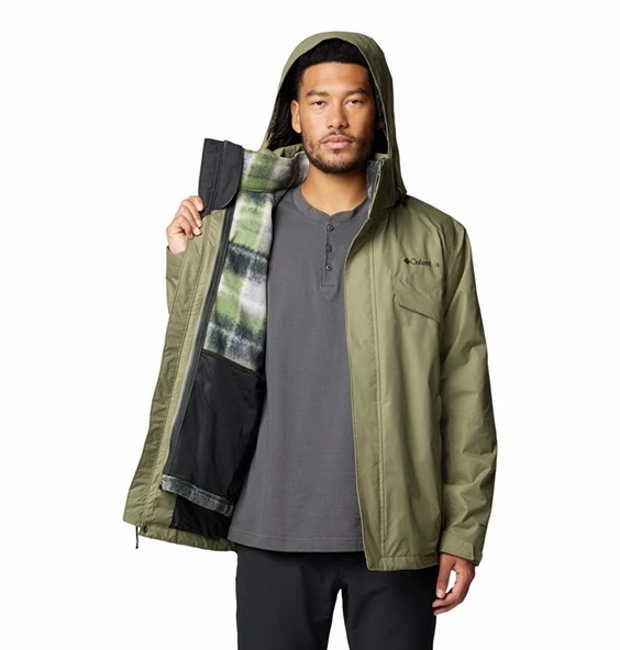 Columbia Bugaboo™ III Fleece Interchange Jacket Çağla Yeşil Erkek Outdoor Mont WM8497 - Resim 3