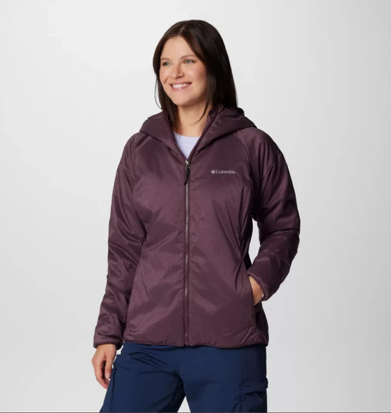 Columbia Kruser Ridge™ III Plush Softshell Jacket Mor Kadın Outdoor Mont WL3248 - Resim 4