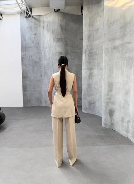 Cura Yelek Pantolon İki̇li̇ Takim - Resim 2