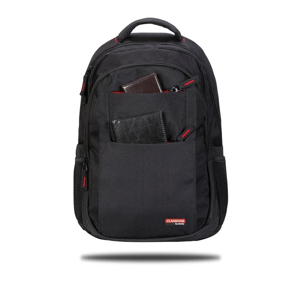 Classone BP-L300 Siena Serisi WTXpro Su Geçirmez Kumaş 15,6" Uyumlu Laptop, Notebook Çantası - Resim 7
