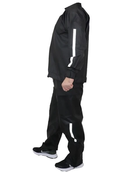 Yağmurluk Takım (Bahçıvan Tipi Askılı Pantolon Ve Mont) - Siyah - Resim 3