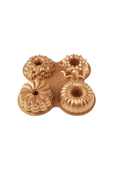 Griss Four In One 4'lü Gold Kek Kalıbı - Resim 6