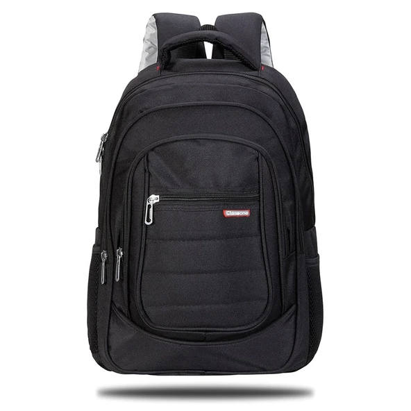 Classone BP-L200 Palermo Serisi WTXpro Su Geçirmez Kumaş 15,6" Uyumlu Laptop Notebook Çantası - Resim 3