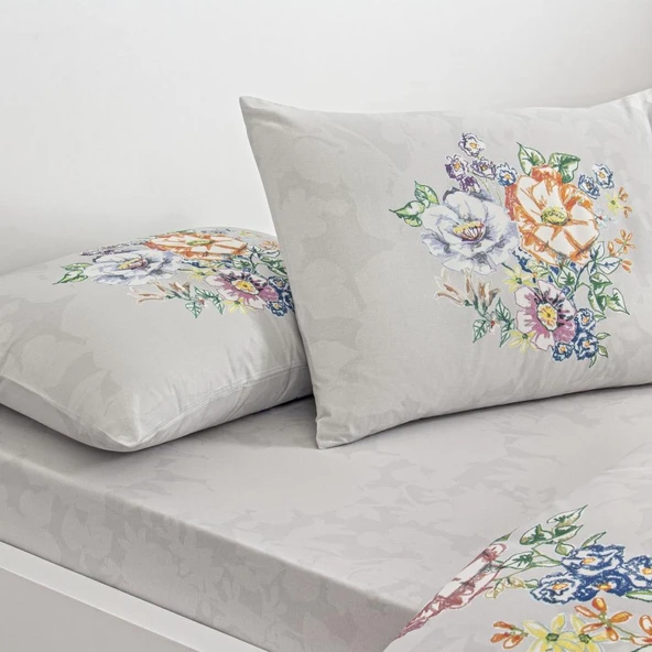 Çift Kişilik Ranforce Nev Takımı Fiora Gri - Resim 2