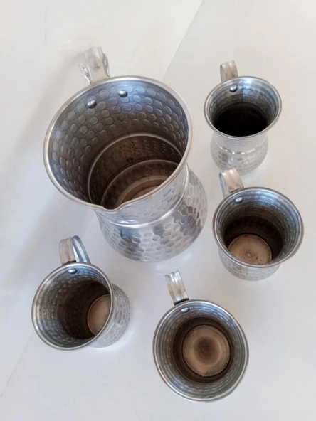 Aluminyum Sürahi ve Bardak. - 6