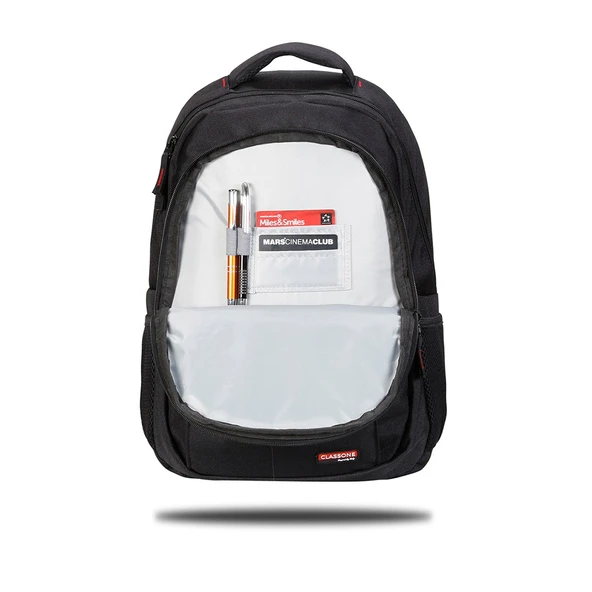 Classone BP-L300 Siena Serisi WTXpro Su Geçirmez Kumaş 15,6" Uyumlu Laptop, Notebook Çantası - Resim 3