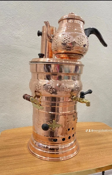 Bakır Semaver odunlu. ürün görseli