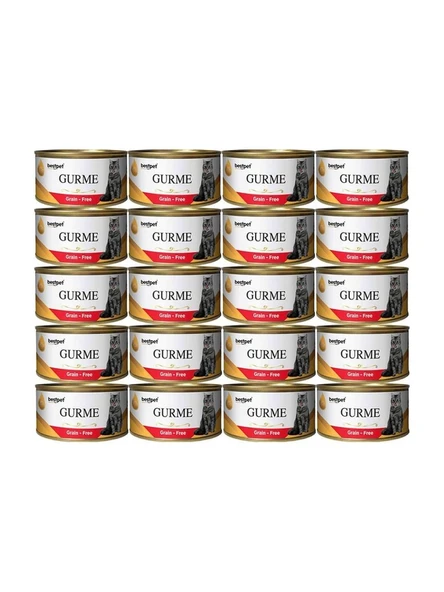 Bestpet Gurme Kedi Konservesi Sigir Etli 100 gr 20 Adet ürün görseli 1
