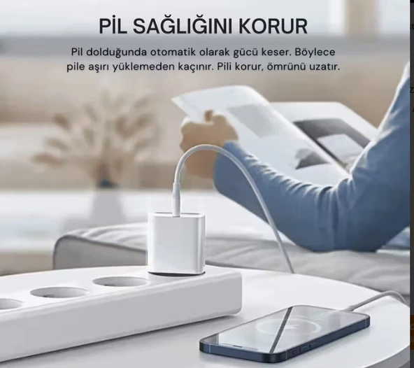 67W Hızlı Şarj Cihazı Type-C | Tüm Type-C Telefonlara Uyumlu | Süper Hızlı Şarj Seti ( Adaptör ve Kablo ) | Xiaomi, Samsung, Huawei, Oppo - Resim 4