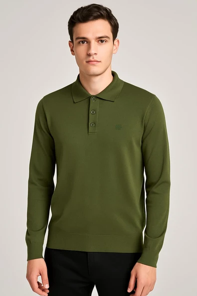 Simenti Regular Polo Yaka Düğmeli Erkek Triko - 7422 - 4