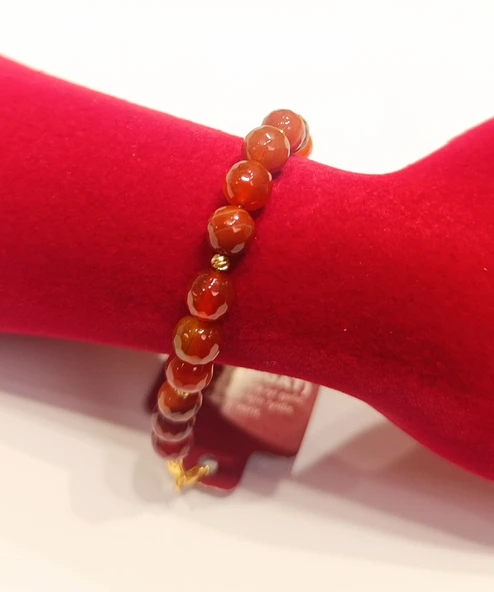 Monalisa Home Lüks Renkli Akik Taş Figürlü Bileklik ürün görseli