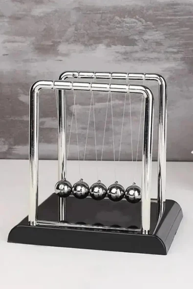 Newton Beşiği Denge Balans Topları Büyük 18cm - Resim 8