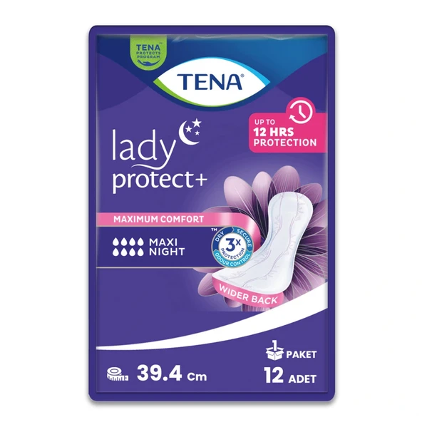 TENA Lady Maxi Night (12 li) (8 Damla) ürün görseli